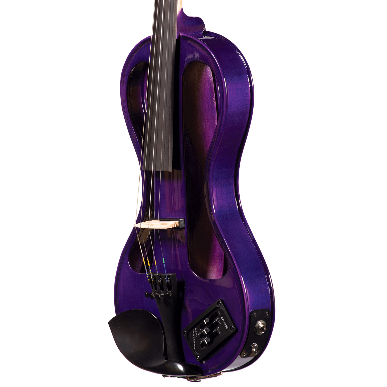 Johnson EV4s Purple Electric Violin Carriage House Violins