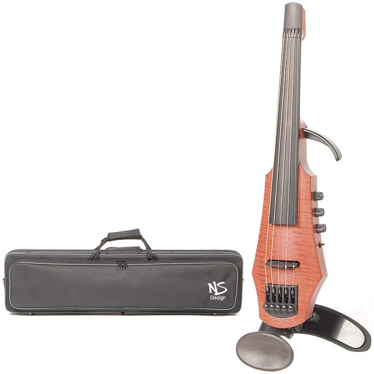 NS Design CR-5 Electric 5-String Violin, Amber