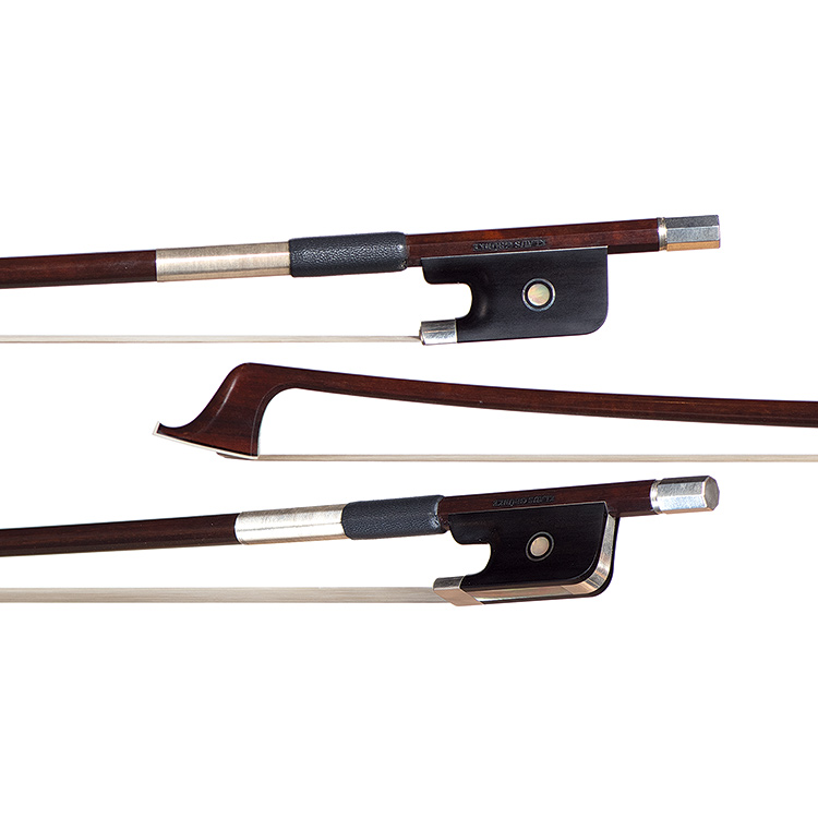 Klaus Grünke silver-mounted cello bow