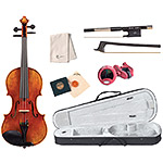 Roma II 4/4 Violin outfit  (Violin, Bow, Case, Rosin, Cleaning Cloth, Tuner)