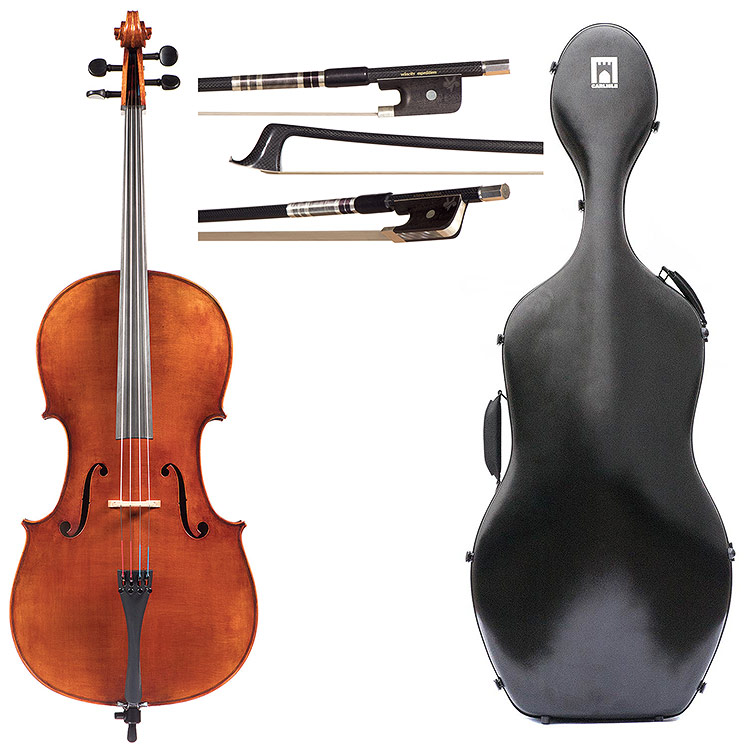 4/4 Alessandro Firenze A450 Cello Outfit