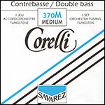 Corelli Tungsten 3/4 Bass String Set: Medium