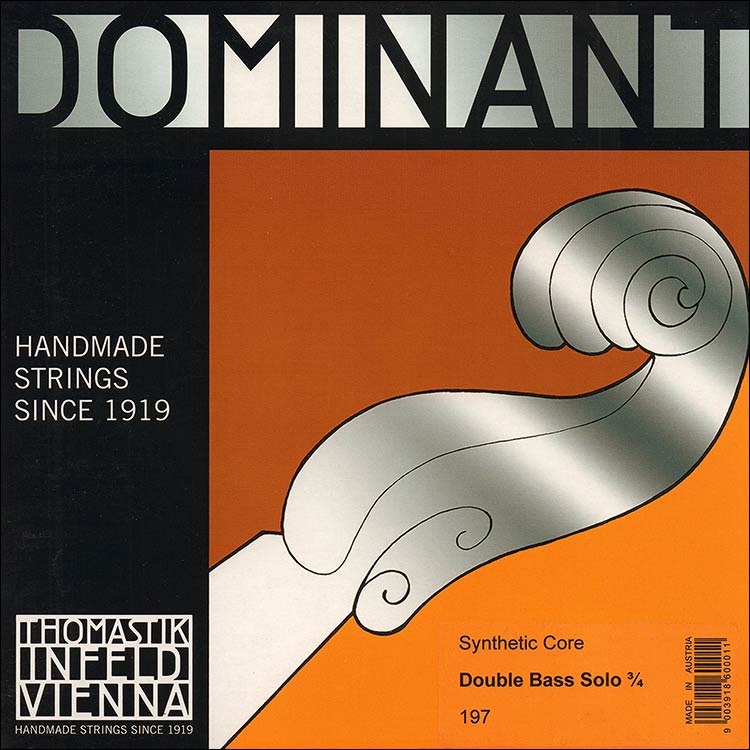 Dominant Solo 3/4 Bass String Set: Medium