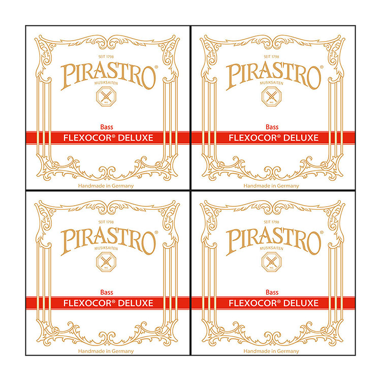 Flexocore Deluxe 3/4 Bass String Set: Medium gauge, Orchestra tuning