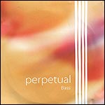 Perpetual 3/4 Bass String Set - chromesteel/rope core; Medium