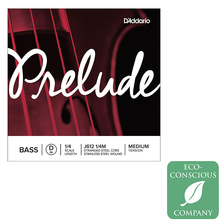 Prelude 1/4 Bass D String: Medium