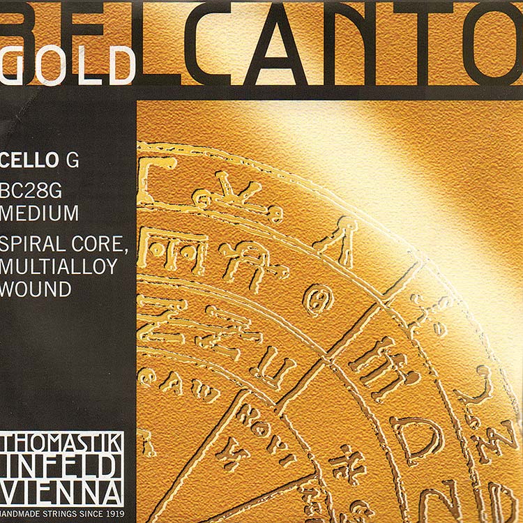 Belcanto Gold Cello G String: Medium