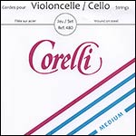 Corelli Cello String Set: Medium