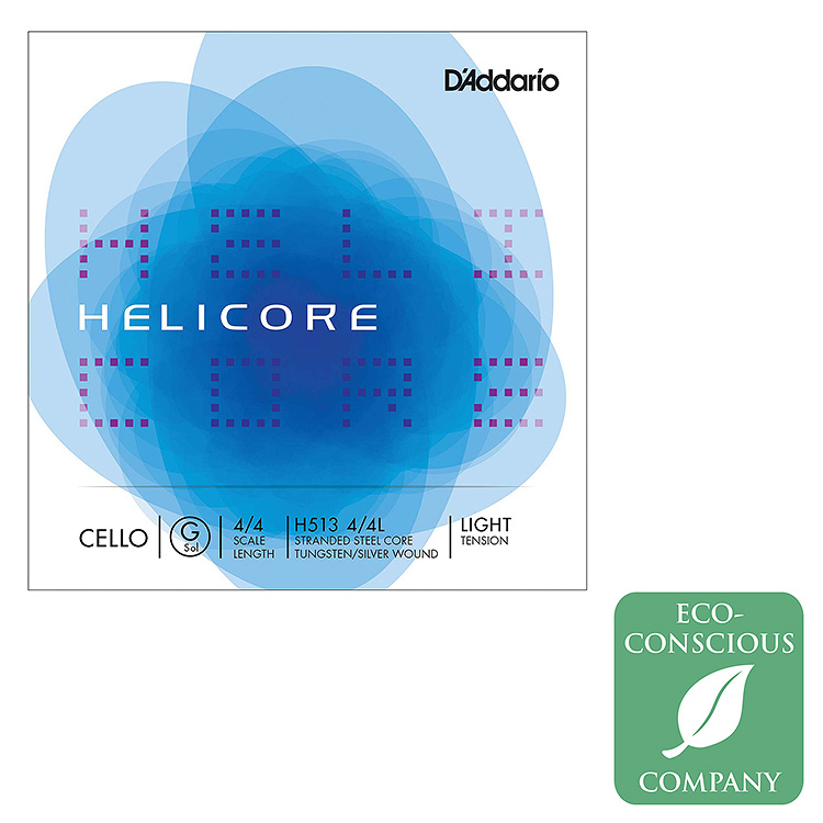 Helicore Cello G String - tungsten-silver/steel: Light