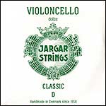 Jargar Cello D String - chr/steel: Thin/dolce