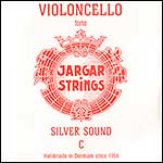 Jargar Cello C String - silver/steel: Thick/forte