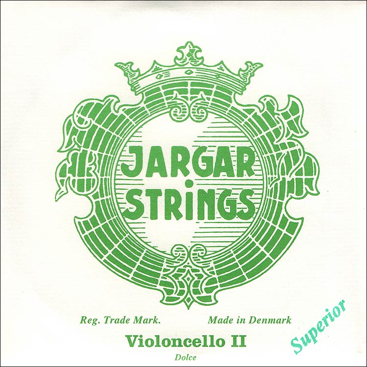 Jargar Superior Cello D String - chr/steel: Thin/Dolce