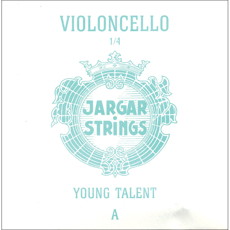 Jargar Young Talent 1/4 Cello A String - chrome/steel: Medium