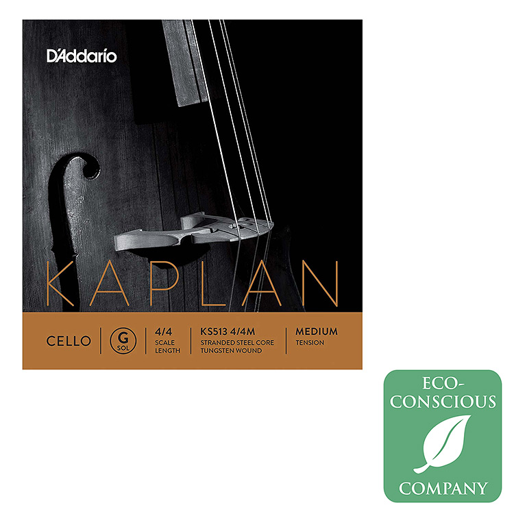Kaplan Cello G String - tungsten/steel: Medium
