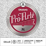 Pro-Arte 3/4 Cello G String - silver/nylon: Medium