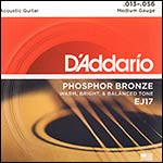 D'Addario EJ17 Phosphor Bronze Medium (.013-.056) Acoustic Guitar String Set
