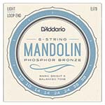 D'Addario EJ73 Mandolin Phosphor Bronze Light Gauge Strings
