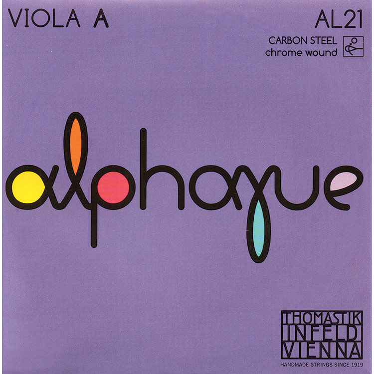 Alphayue 15.5"-16.5" Viola A String - Chrome/Carbon Steel: Medium