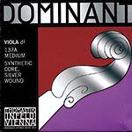 Dominant 15"-16" Viola D String - Silver/Perlon: Medium