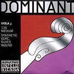 Dominant 15"-16" Viola G String - Silver/Perlon: Medium