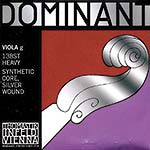 Dominant 15"-16" Viola G String - Silver/Perlon: Thick/Stark