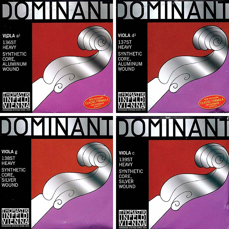 Dominant 15"-16" Viola String Set - Thick/Stark