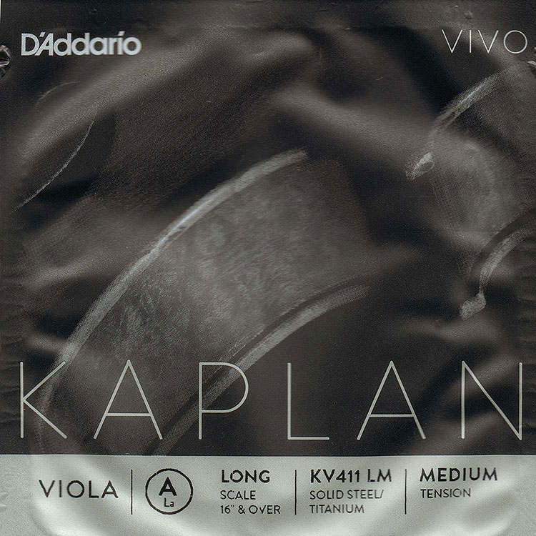 Kaplan Vivo 16"-17" Viola A String, Medium