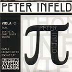 Peter Infeld Viola C String - silver/synthetic: Medium