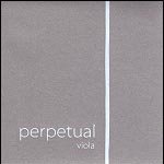 Perpetual Viola A String - chromesteel/steel, Ball end, medium