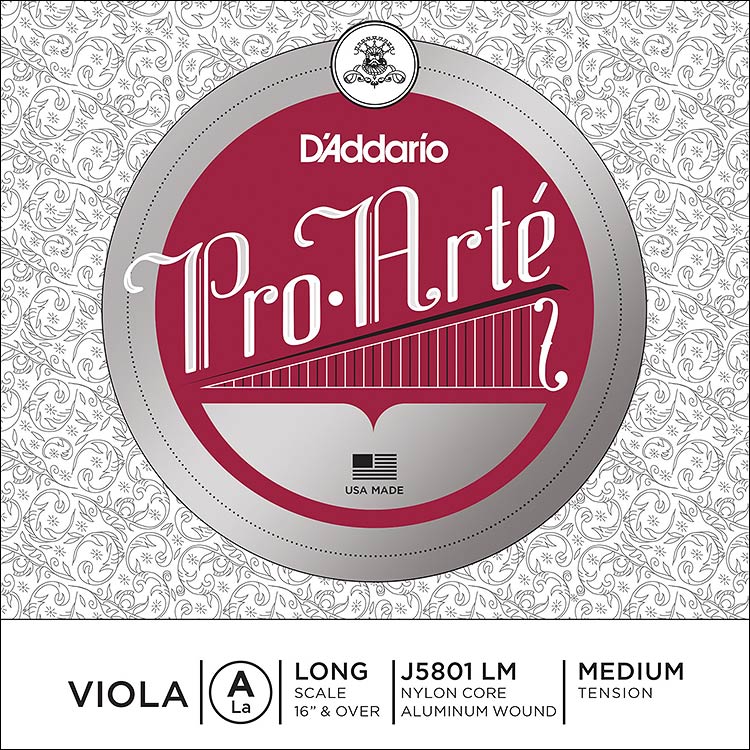 Pro-Arte Viola A String - alum/perlon: Medium
