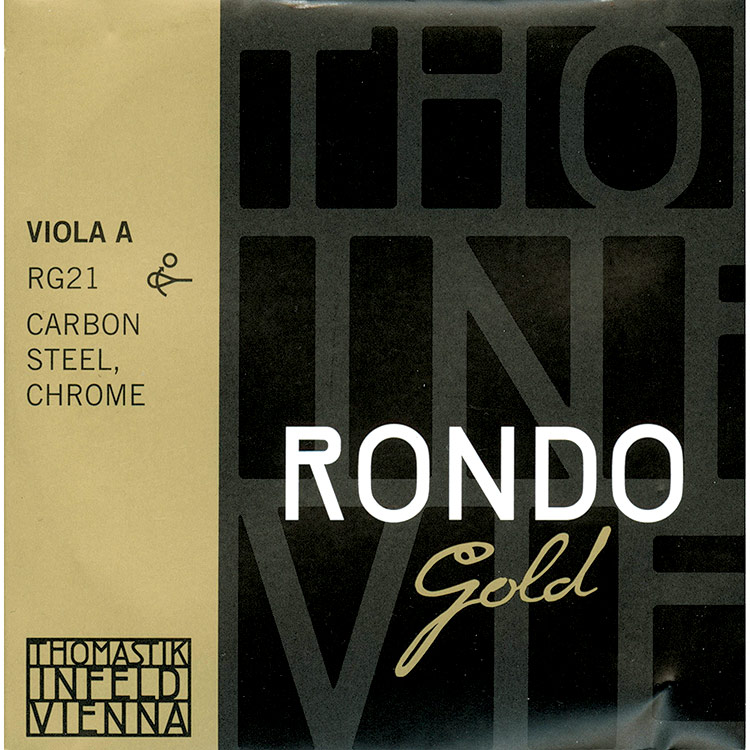 Rondo Gold Viola A String – Chrome/Carbon Steel, Medium, Removable Ball