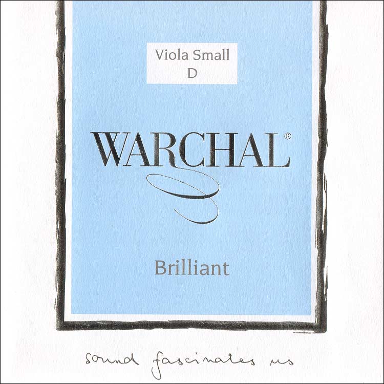Warchal Brilliant 15"-16" Viola D String - Hydronalium/Synthetic