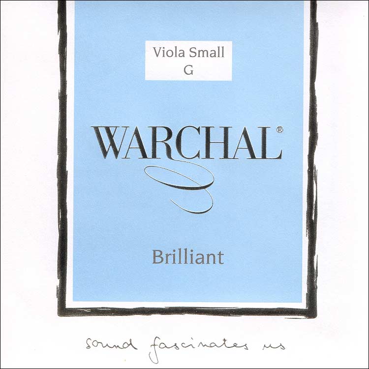 Warchal Brilliant 15"-16" Viola G String - Silver/Synthetic