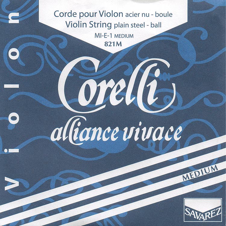 Alliance Vivace Violin E String - steel: Medium, ball end