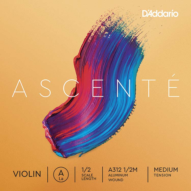 Ascente 1/2 Violin A String: Medium