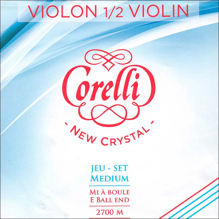 Crystal 1/2 Violin String Set - Medium, ball end E