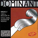 Dominant 1/16 Violin E String - Aluminum/Steel with Ball End