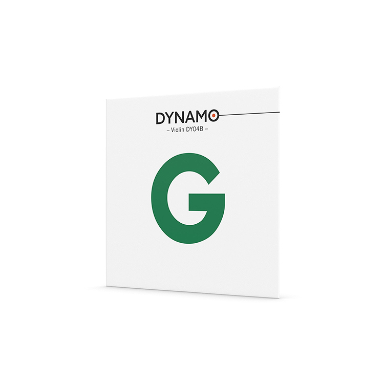 Dynamo 4/4 Violin DY04B G String - Silver/synthetic
