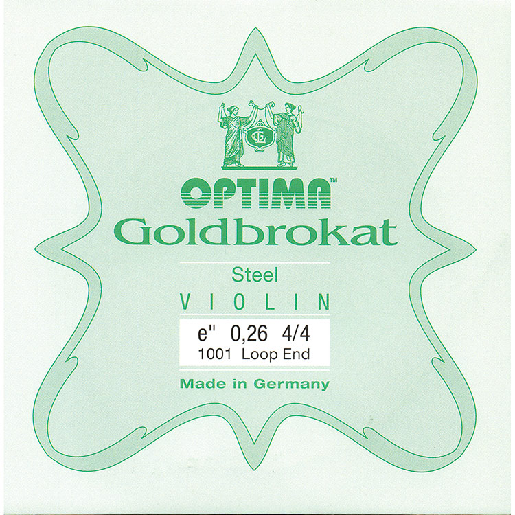 Goldbrokat Violin E String Steel Medium (26 Gauge) with Loop End