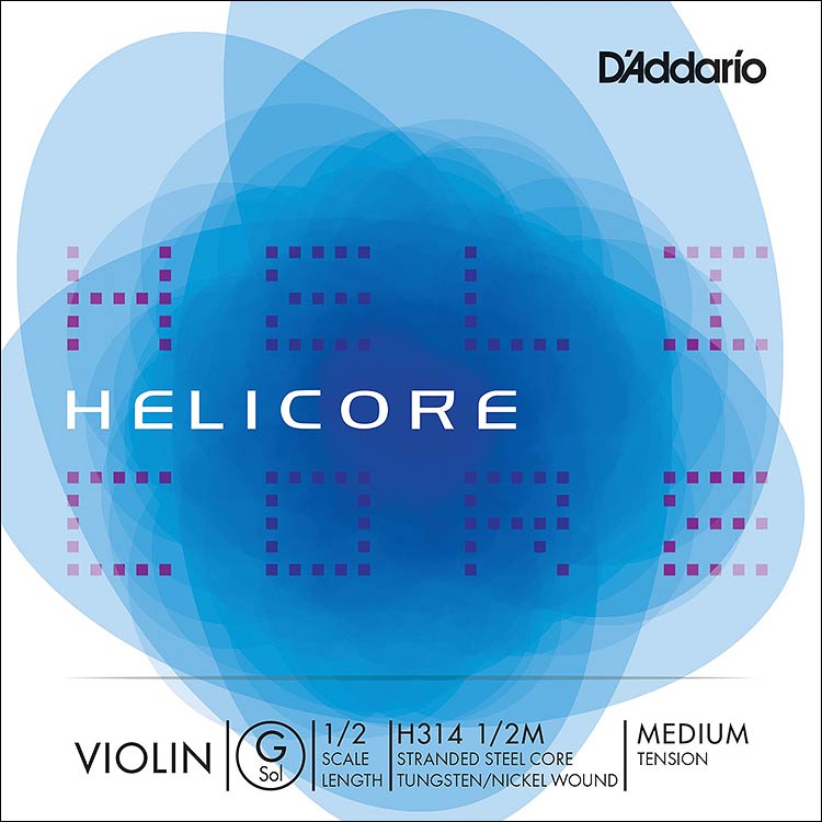 Helicore 1/2 Violin G String - nickel/steel: Medium