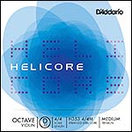 Helicore Octave 4/4 Violin D (D3) Tungsten-Silver String: Medium