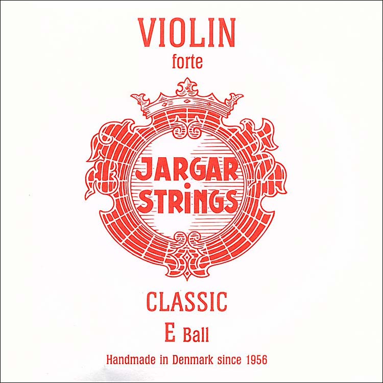 Jargar Violin E String - chromesteel: Thick/forte, ball end