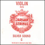 Jargar Violin G String - silver/steel: Thick/forte