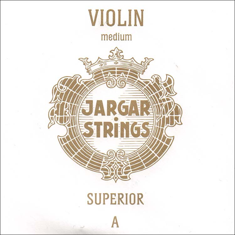 Jargar Superior Violin A String - chromesteel/synthetic: Medium, ball
