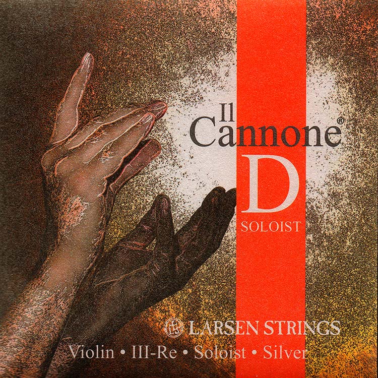 Il Cannone Soloist Violin D String - silver/synthetic: Medium