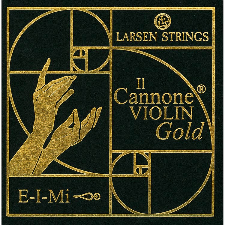 Il Cannone Gold Violin E String - carbon steel, removable ball