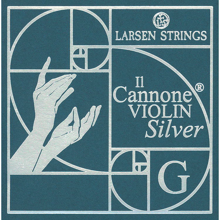 Il Cannone Silver Violin G String - silver/synthetic: medium