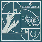 Il Cannone Silver Violin G String - silver/synthetic: medium