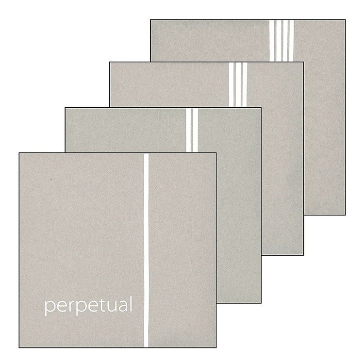 Perpetual Violin String Set: Medium, with Aluminum A and Removeable Ball E