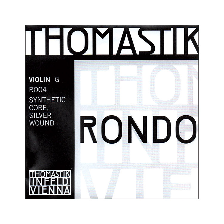 Rondo Violin G String - silver/synthetic: Medium